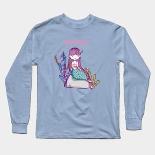 Cute Mermaid Lover Long Sleeve T-Shirt